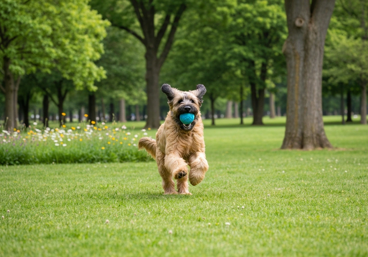 Briard, a breed treated with RPE65 gene therapy