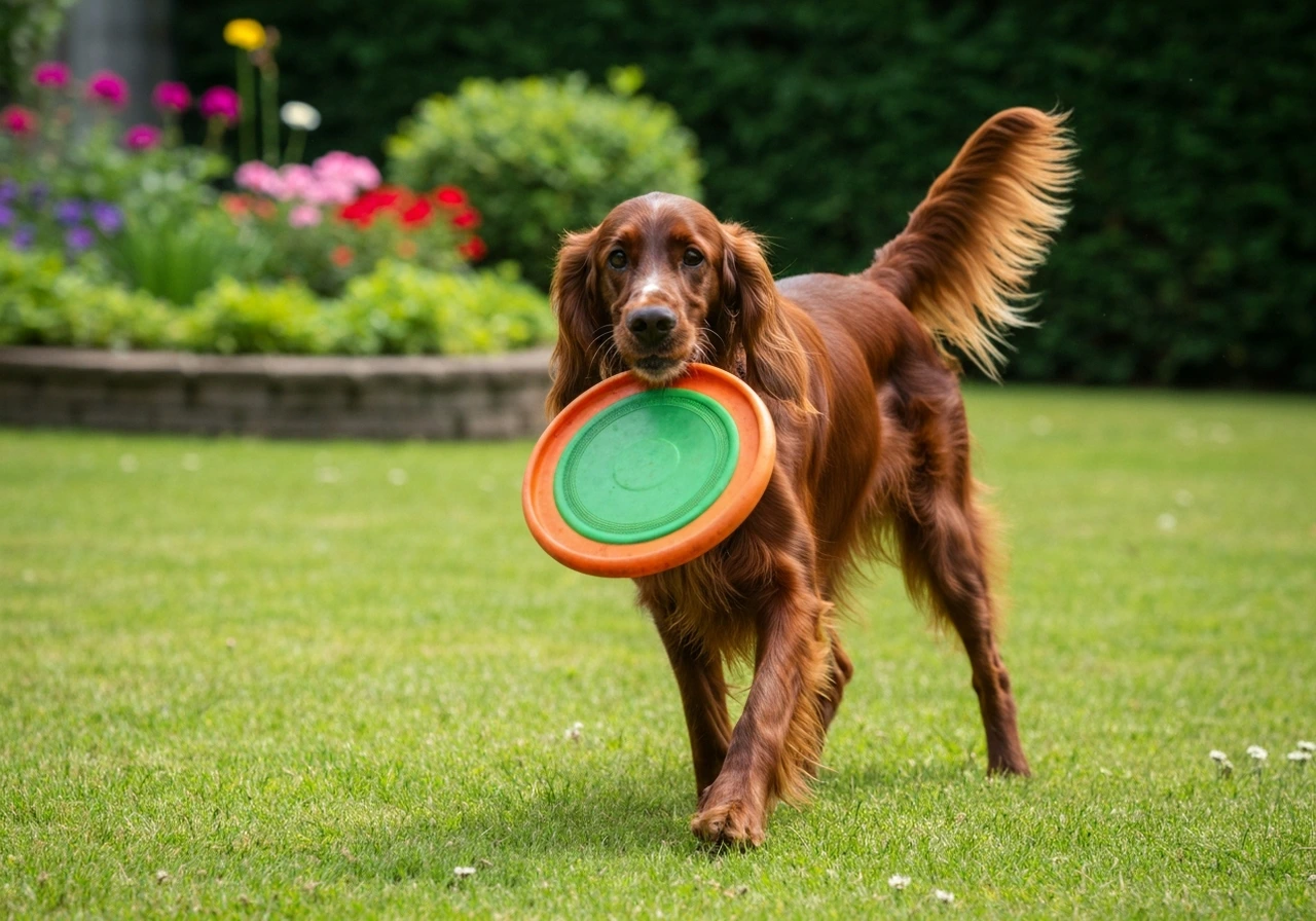 Irish Setter, a breed affected by rcd1 PRA variant